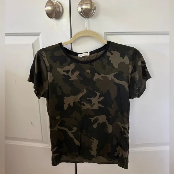 rag bone Tops Rag Bone Camo Tshirt Poshmark